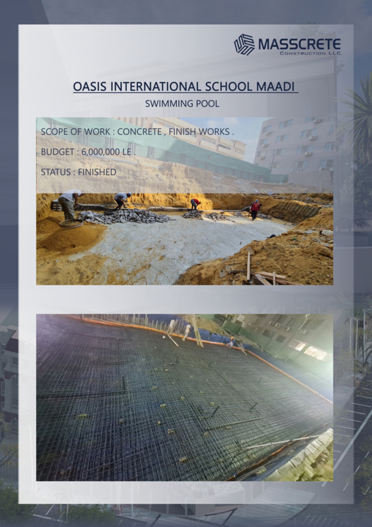 3.Oasis International School,Swinning Pool, Maadi, Egypt