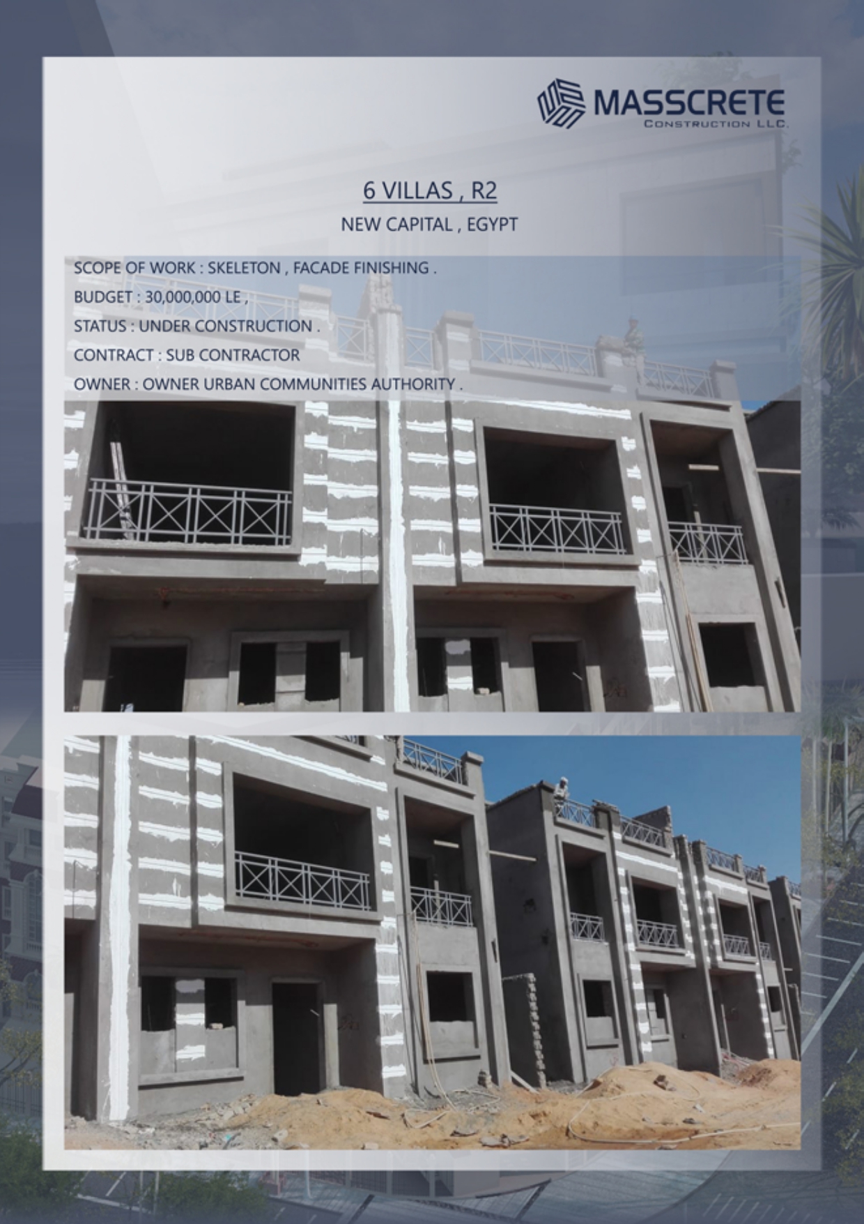 3.6 Villas, R2, New Capital, Egypt