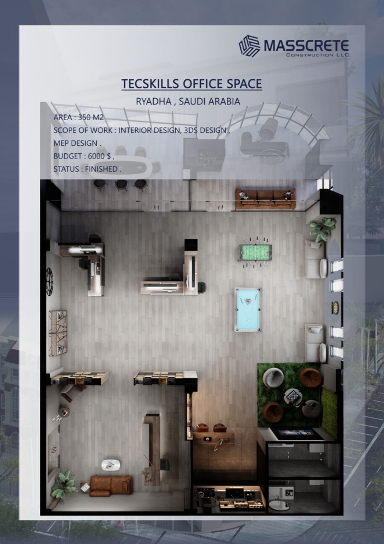 4.Tecskilis Office Space, Riyadh, Saudi Arabia